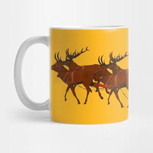 Christmas Santa Cart Mug